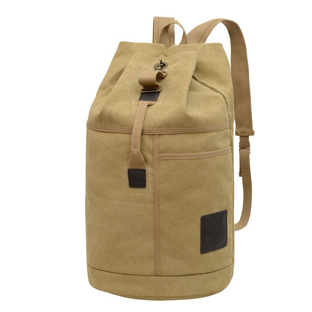 Canvas Backpack Casual - Ayarlanabilir Omuz Askılı ve Ön Kapanışlı,