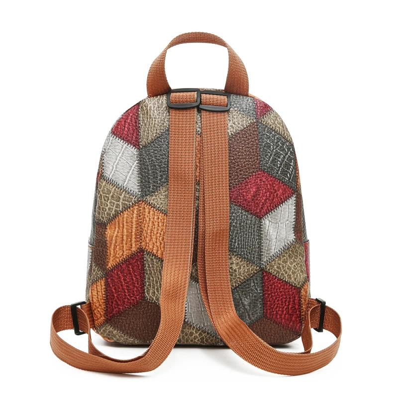 Şık Kadın Patchwork Sırt Çanta - Fashion Backpack Women incelemesi ve fiyatı