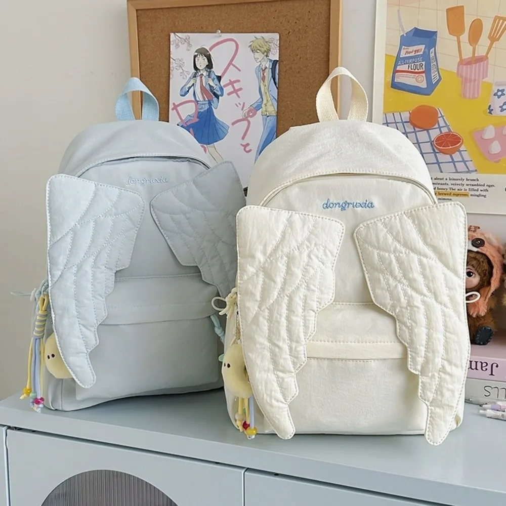 Çok Yönlü Melek Kanadı Sırt Ça - Canvas Backpack Casual incelemesi ve fiyatı